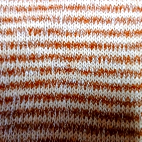 BDG V neck cream and brown striped sweater lightweight S M good condition - Picture 7 of 10